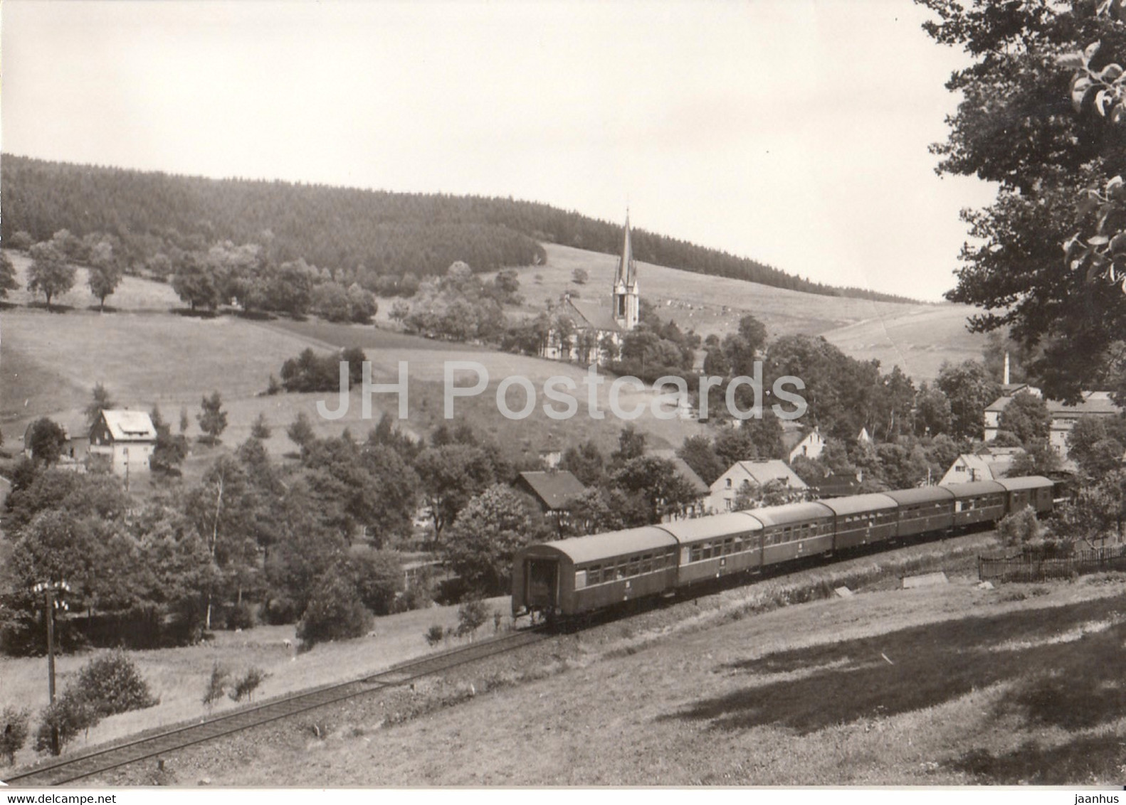 Rechenberg Bienenmuhle - Erzgebirge - train - railway - Germany DDR - unused