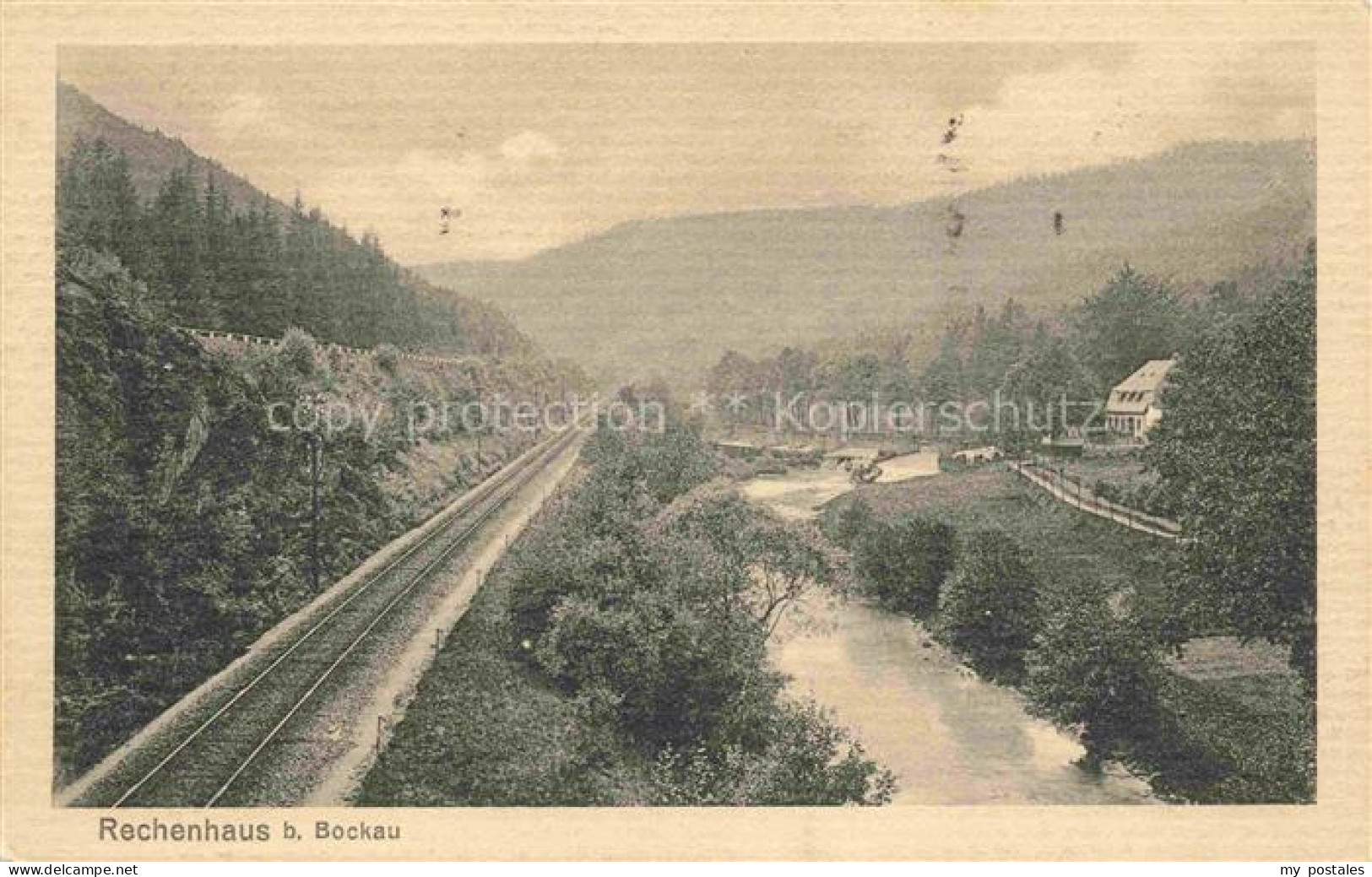Rechenhaus Bockau Erzgebirgskreis Sachsen Panorama