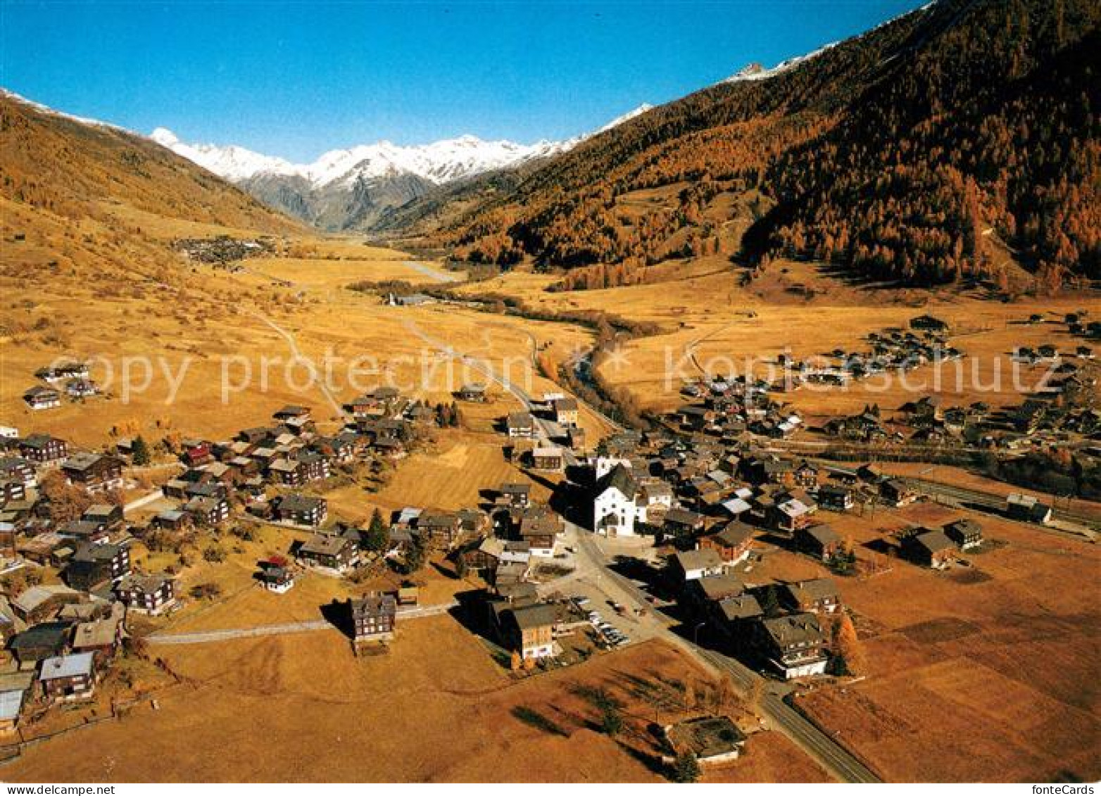 Reckingen Goms Fliegeraufnahme