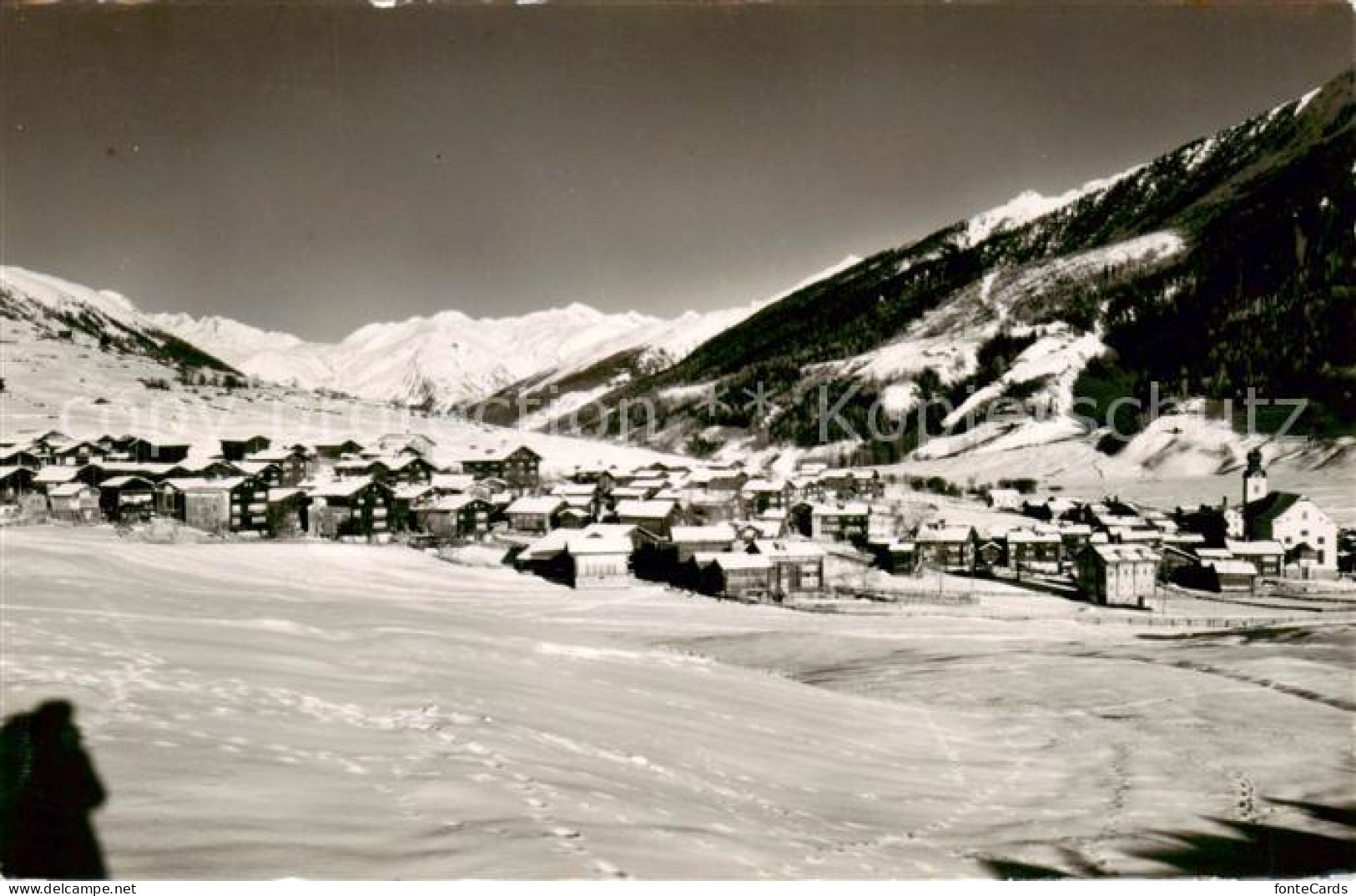 Reckingen Goms VS mit Galenstock und Furkapass