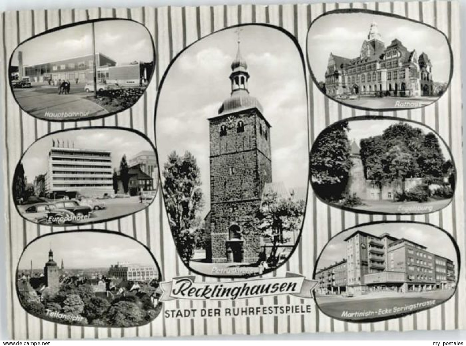 Recklinghausen Westfalen Recklinghausen Europahotel Engelsburg Rathaus