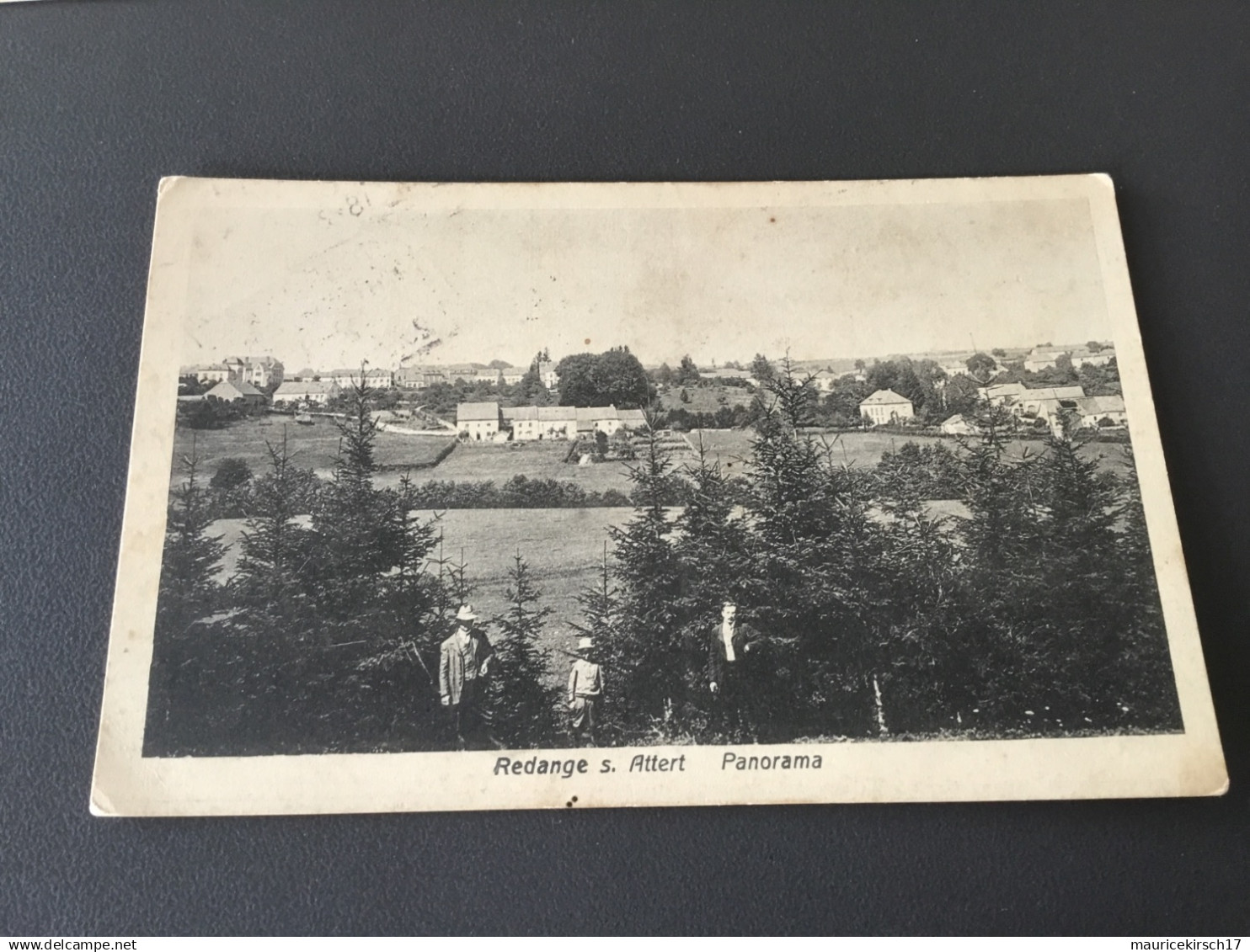 Redange sur Attert 1918 ambulant luxembourg bahnpost
