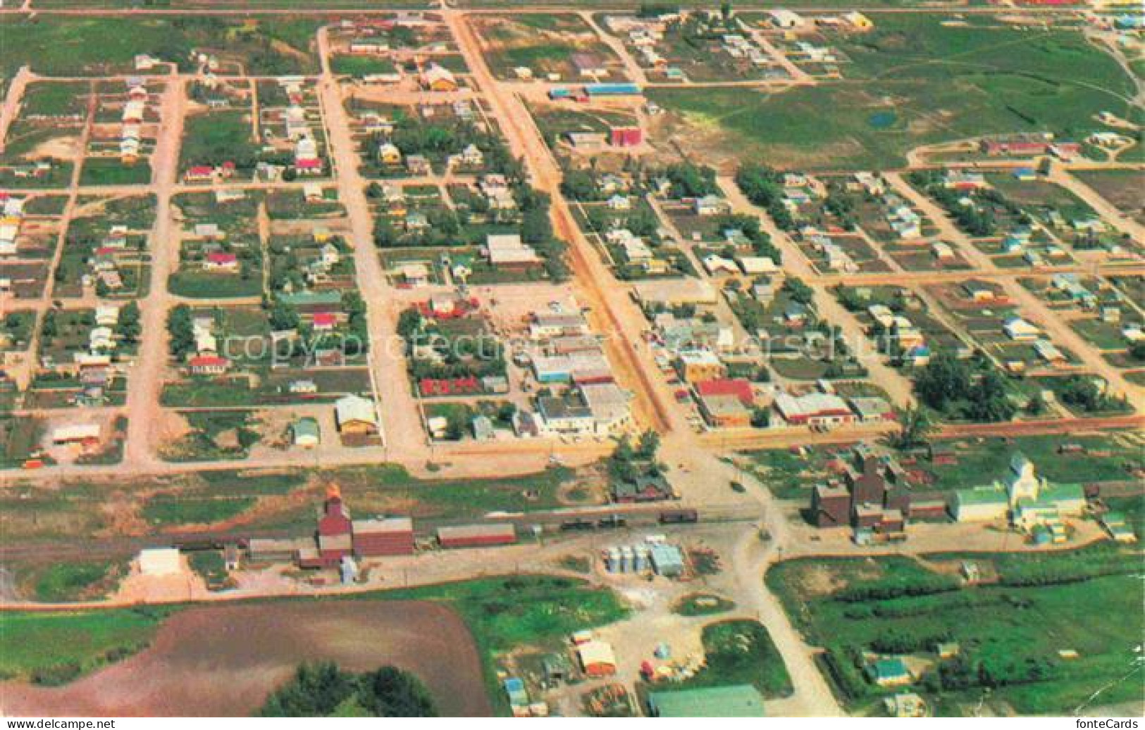 Redvers Saskatchewan Canada Fliegeraufnahme