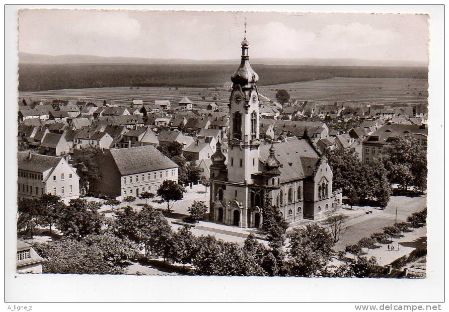 REF 117 : CPSM ALLEMAGNE Hockenheim / Baden Evangelische Kirche