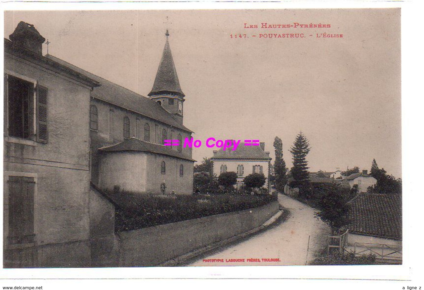 REF 441 : CPA 65 POUYASTRUC L'Eglise