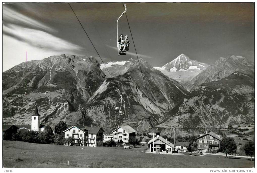 réf : B.E-13-395 : Sessellift Unterbäch Brandalp