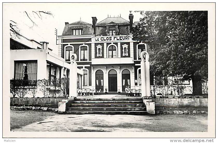 - ref - G800 - nord - avesnes - avesnes sur helpe - l hotellerie " le clos fleury " - hotel - carte bon etat -