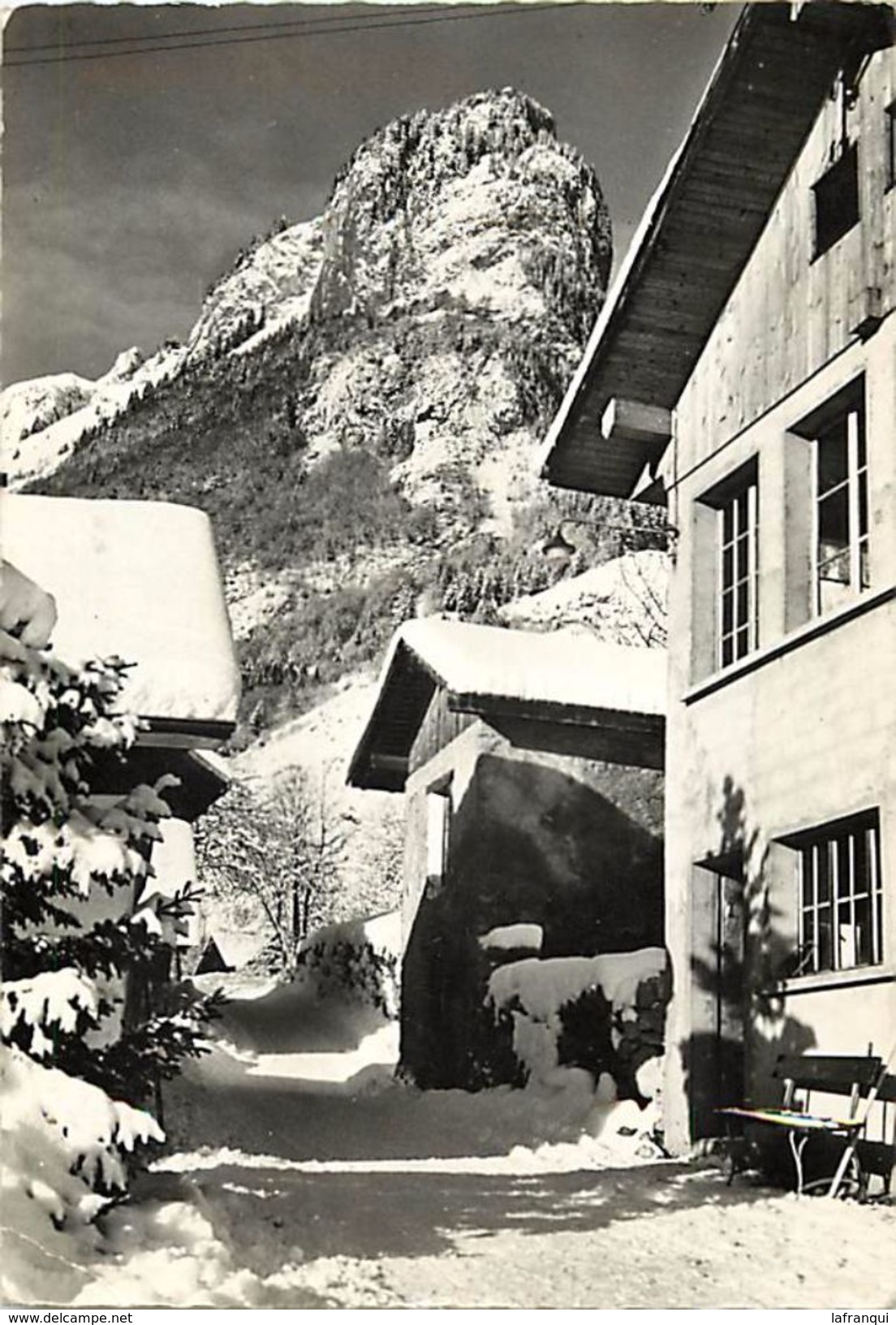 -ref V943- suisse - miex sur vouvry - chalets sainte genevieve  - carte bon etat -