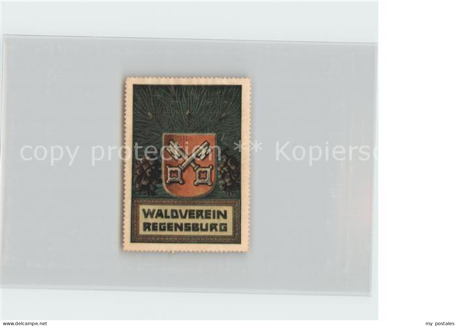 REGENSBURG Bayern Wappen Waldverein Regensburg