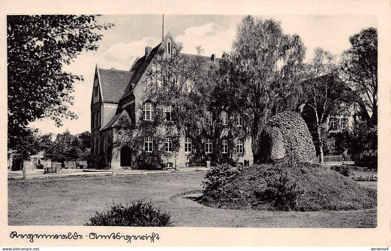 Regenwalde Pommern Postkarte AK