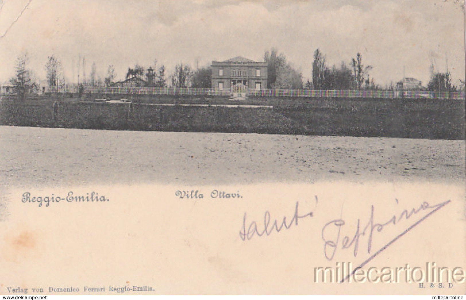 REGGIO EMILIA - villa Ottavi  1902