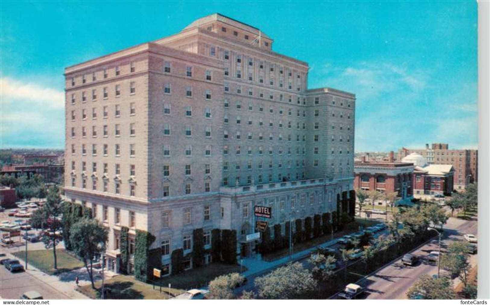 Regina Saskatchewan Canada Hotel-Saskatchewan Canadian-Pacific-Hotel Hotelgebaeu