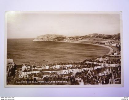 LLANDUDNO BAY , from  HAULFRE GARDENS   1956