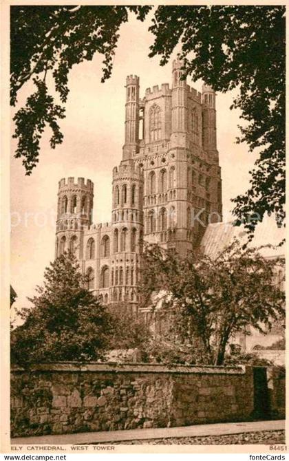 Ely  Cambridgeshire Kathedrale Westturm