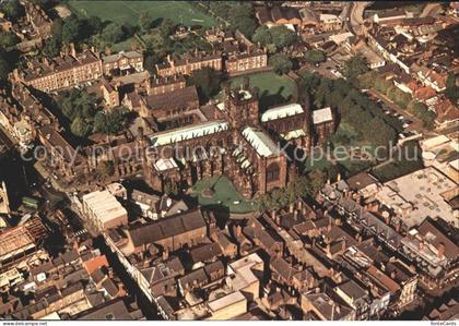 Chester Cheshire Cathedral Fliegeraufnahme