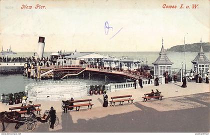 England - COWES Isle of Wight - New pier