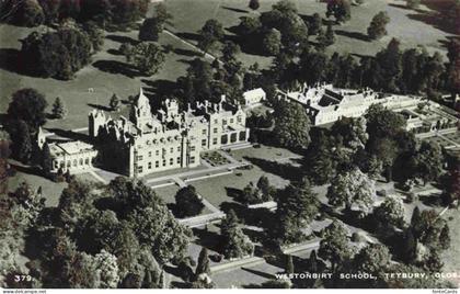 Tetbury Gloucestershire UK Westonbirt School aerial view