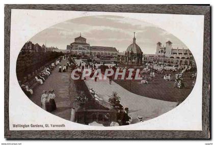 Grande Bretagne Great BRitain CPA Wellington gardens Gt Yarmouth