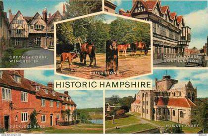 Carte Postale - Angleterre - Hampshire - Historic Hampshire - Multivues - Hampshire - England - Royaume Uni - UK - Unite