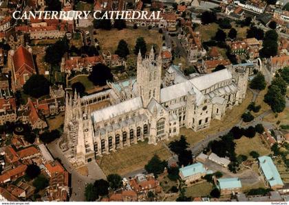 Canterbury  Kent UK Canterbury Cathedral Fliegeraufnahme