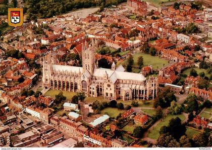 Canterbury  Kent UK Fliegeraufnahme Canterbury Cathedral