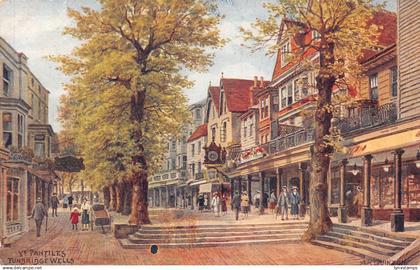 A787 England Tunbridge Wells Pantiles vintage postcard