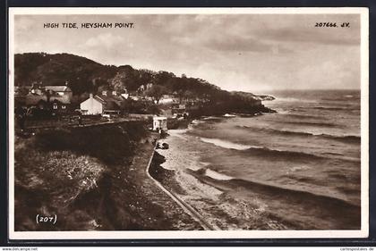Pc Heysham, High Tide at Heysham Point