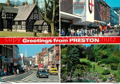 Preston Lancashire Samlesbury Hall Friargate Fishergate Avenham Park