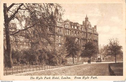 BR81783 the hyde park hotel london from hyde park   uk
