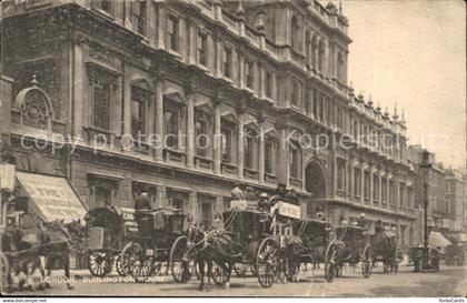 London Burlington House Pferdekutschen