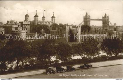London Tower Bridge and Tower of London