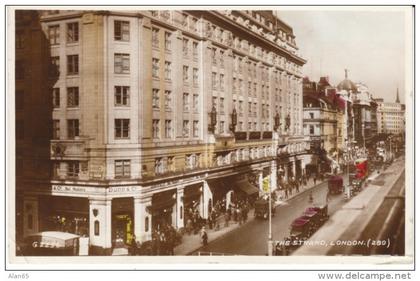 The Strand Street Scene London UK, c1920s/30s Vintage Postcard