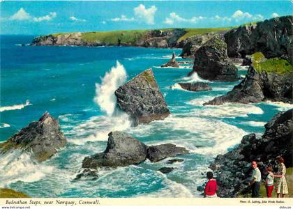 Carte Postale - Angleterre - Newquay - Bedruthan Steps near Newquay - Cornwall - Scilly Isles - England - Royaume Uni -