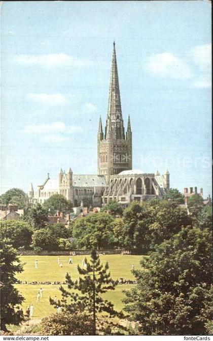 Norwich UK Norwich Cathedral from the South East