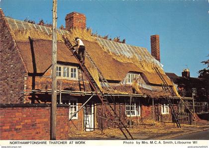 B100837 northamptonshire tatcher at  work  uk