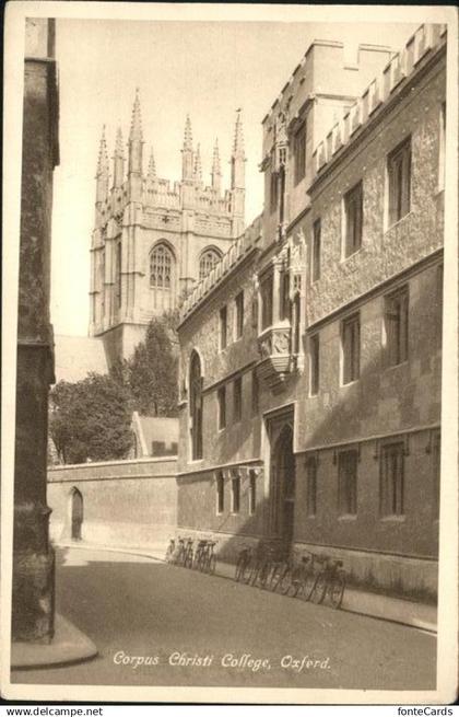 Oxford Oxfordshire Corpus Christi College