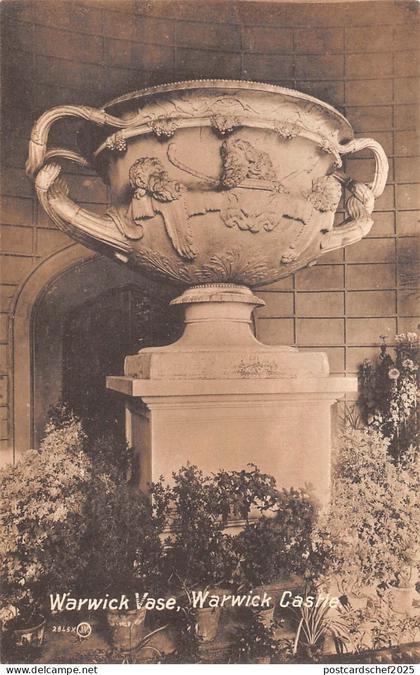 uk22362 warwick castle warwick vase real photo uk