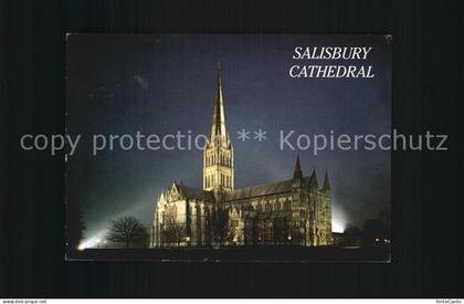 Salisbury Wiltshire Kathedrale Nacht