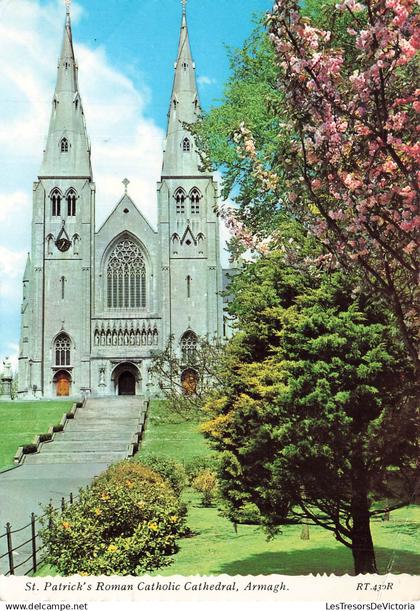 IRLANDE DU NORD - Armagh - St Patrick s Roman Catholic Cathedral - Cathédrale - Tours - Vitraux - Carte Postale