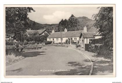 Kilmahog, Callander - road, houses - c1950's Stirlingshire postcard