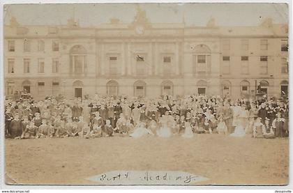 CARTE PHOTO 1908  PERTH ACADEMY