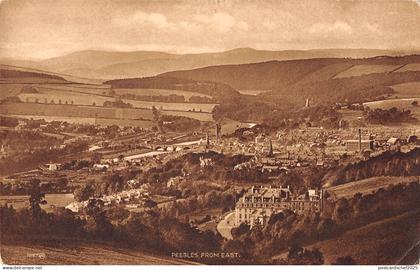 BR101507 peebles from east valentine 19167  scotland