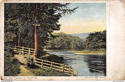 BR74285 on the tweed at peebles   scotland
