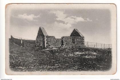 Isle of Whithorn, Wigtownshire - St Ninian's Church ruins - 1928 used postcard