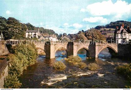 Denbigh Denbighshire River Dee and Llangollen Bridge