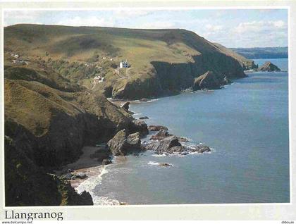 Royaume-Uni - Pays de Galles - Llangranog - A small resort in a deep ravine between cliffs - Ceredigion - Wales - CPM -