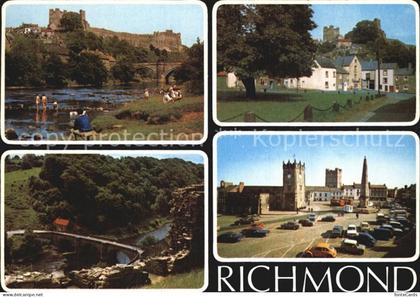 Richmond Sheffield River Swale the Market Square Richmond Castle