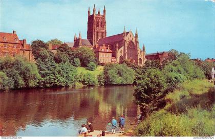 BR66146 worcester cathedral  worcestershire uk 14x9cm
