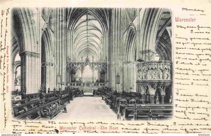 Cathedral Worcester Worcester-Cathedral Nave Kirchenschiff Gewoelbe Chor Saeulen
