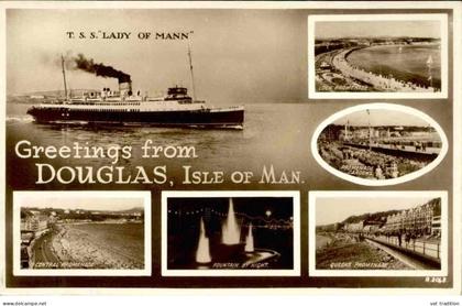 ROYAUME UNI - Carte postale avec vues multiples de Ile de Man- L 146173